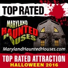 Top Rated in 2016 by MarylandHauntedHouses.com
